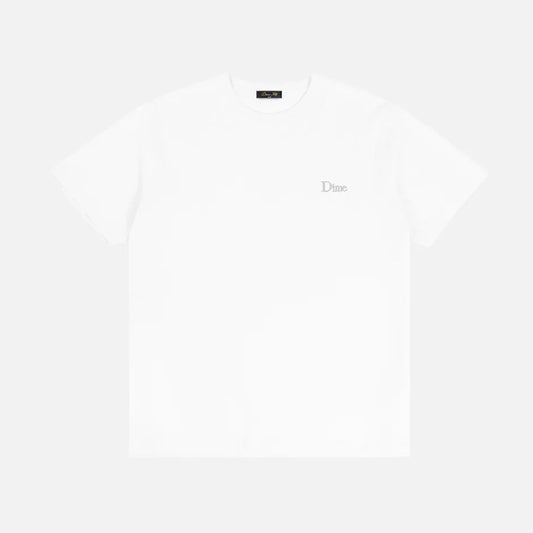 Dime Classic Small Logo T-Shirt White