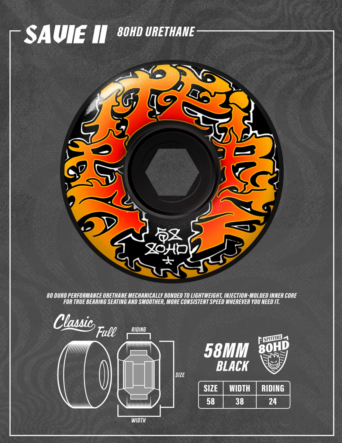 Spitfire 80 Hd Savie II Classic Full 58mm