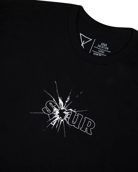 Sour Glass T-Shirt Black