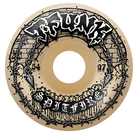 Spitfire T-Funk Raw Radial Full 54mm 97DU