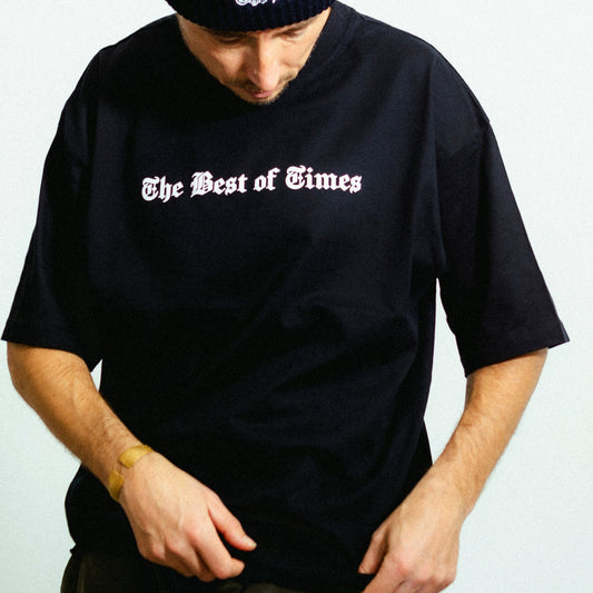 Times The Best of Times Box T-Shirt Black