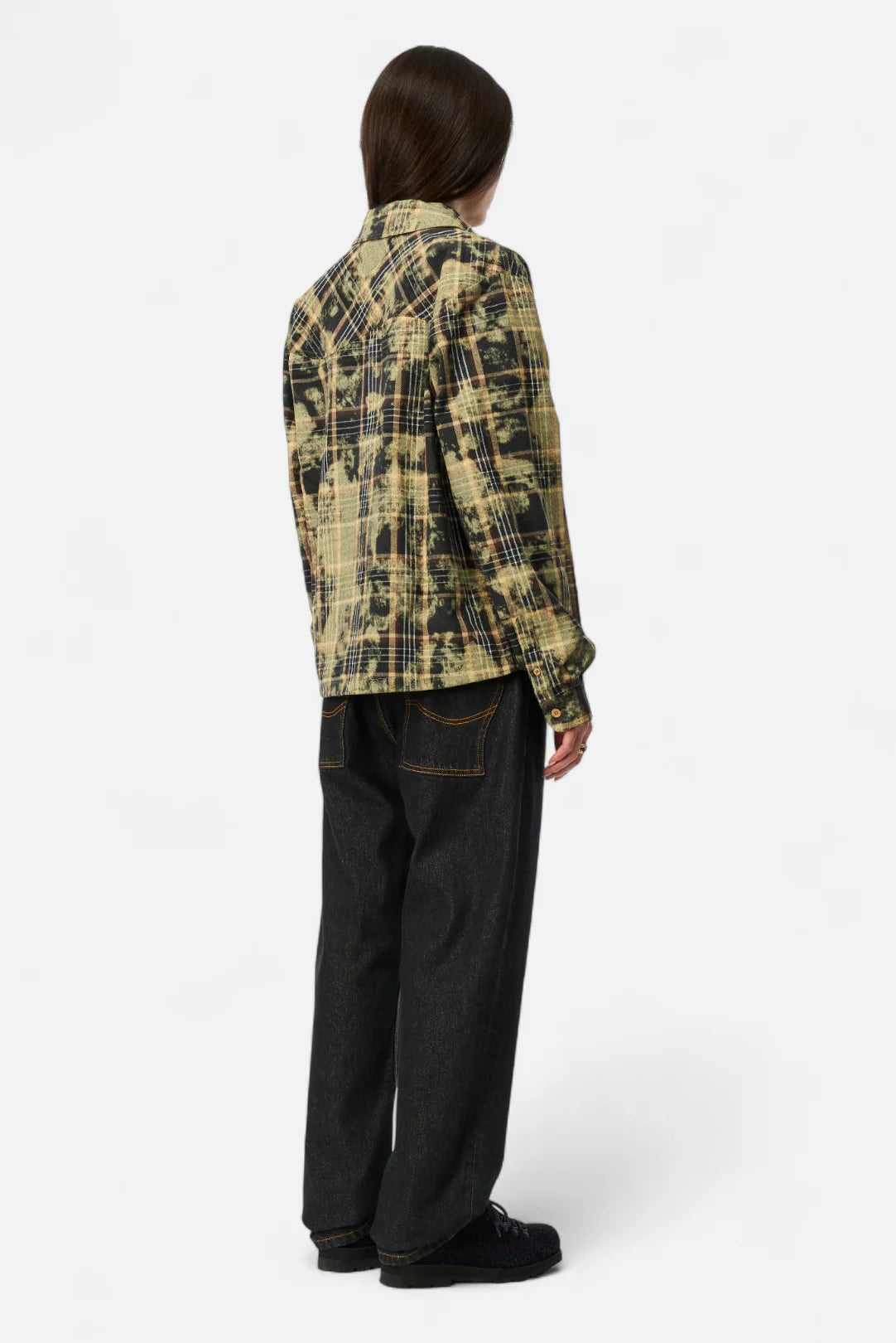 Dime Flannel Shirt Bleached Beige