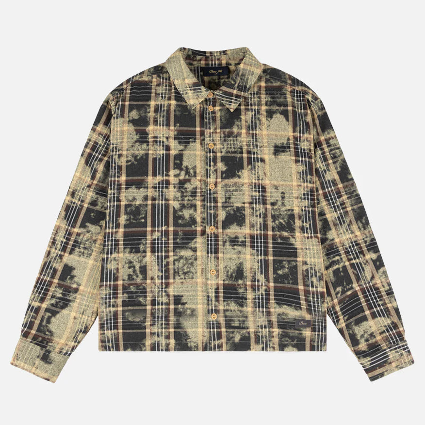 Dime Flannel Shirt Bleached Beige