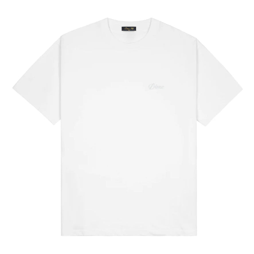 Dime Cursive Small Logo T-Shirt White