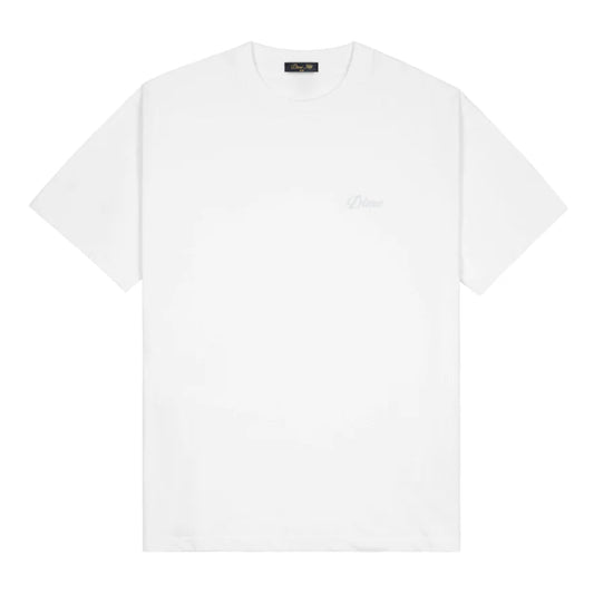 Dime Cursive Small Logo T-Shirt White