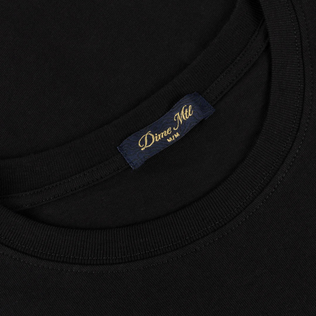 Dime Cursive T-Shirt Black