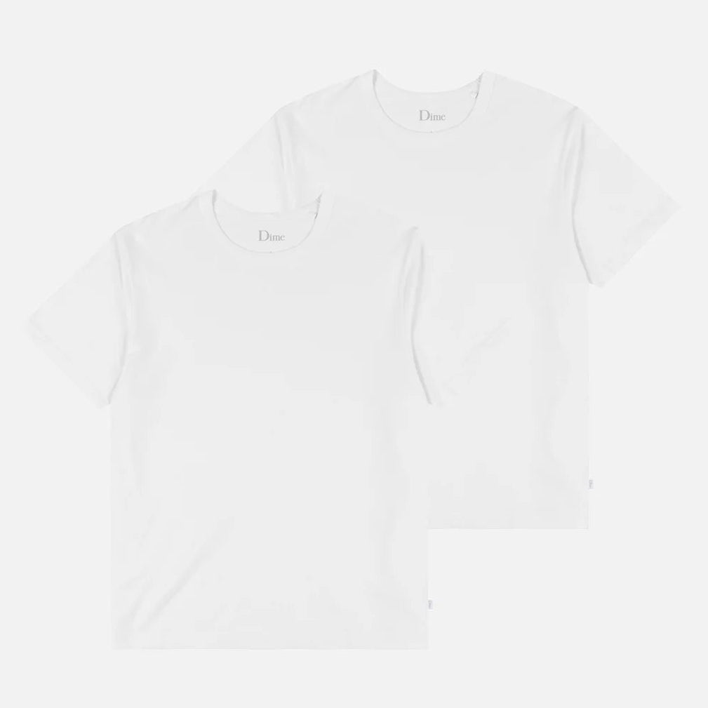 Dime Two Pack Basics T-Shirts White