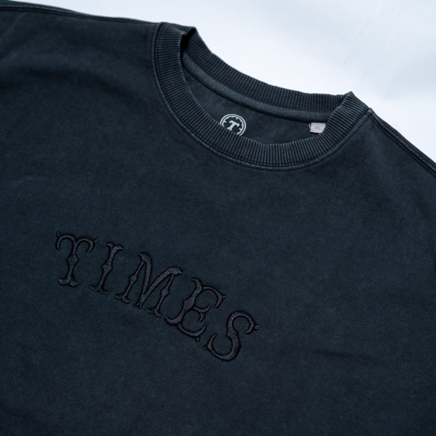 Times Dyed Vato Crewneck Dyed Black