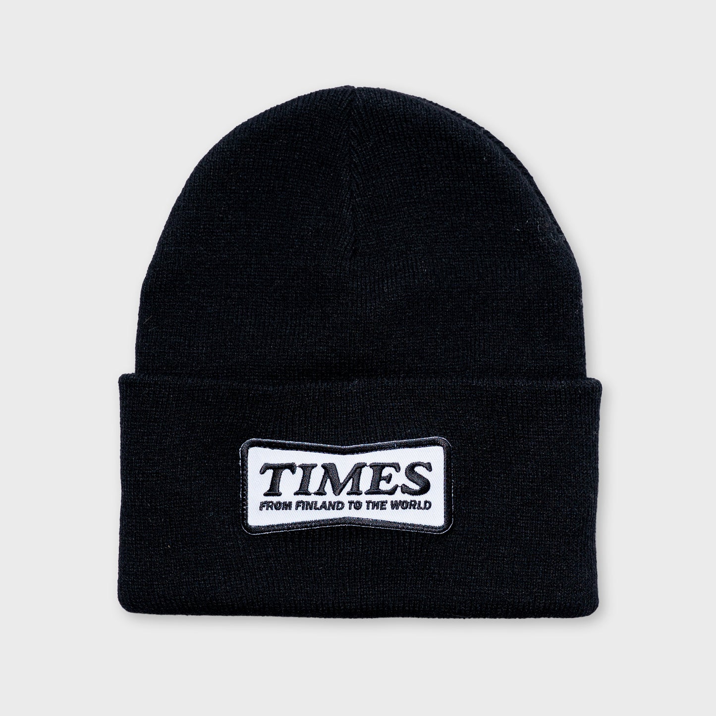 Times Cuffed Work Beanie Black