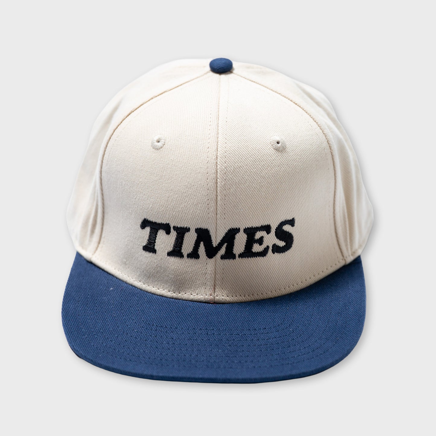 Times Contrast Logo Cap Blue/Natural