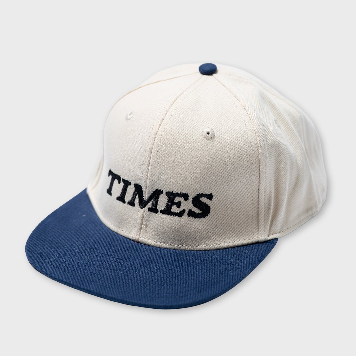 Times Contrast Logo Cap Blue/Natural
