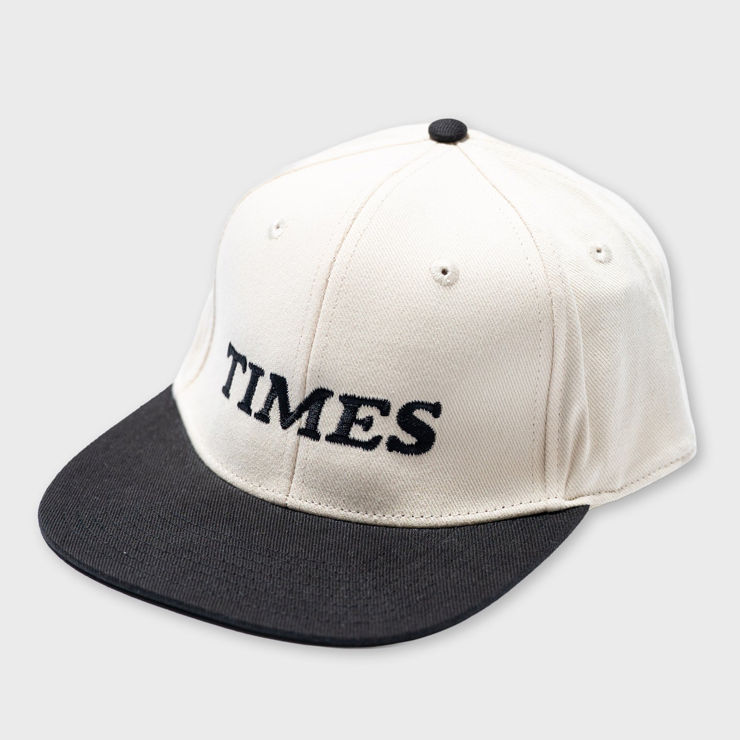 Times Contrast Logo Cap Black/Natural