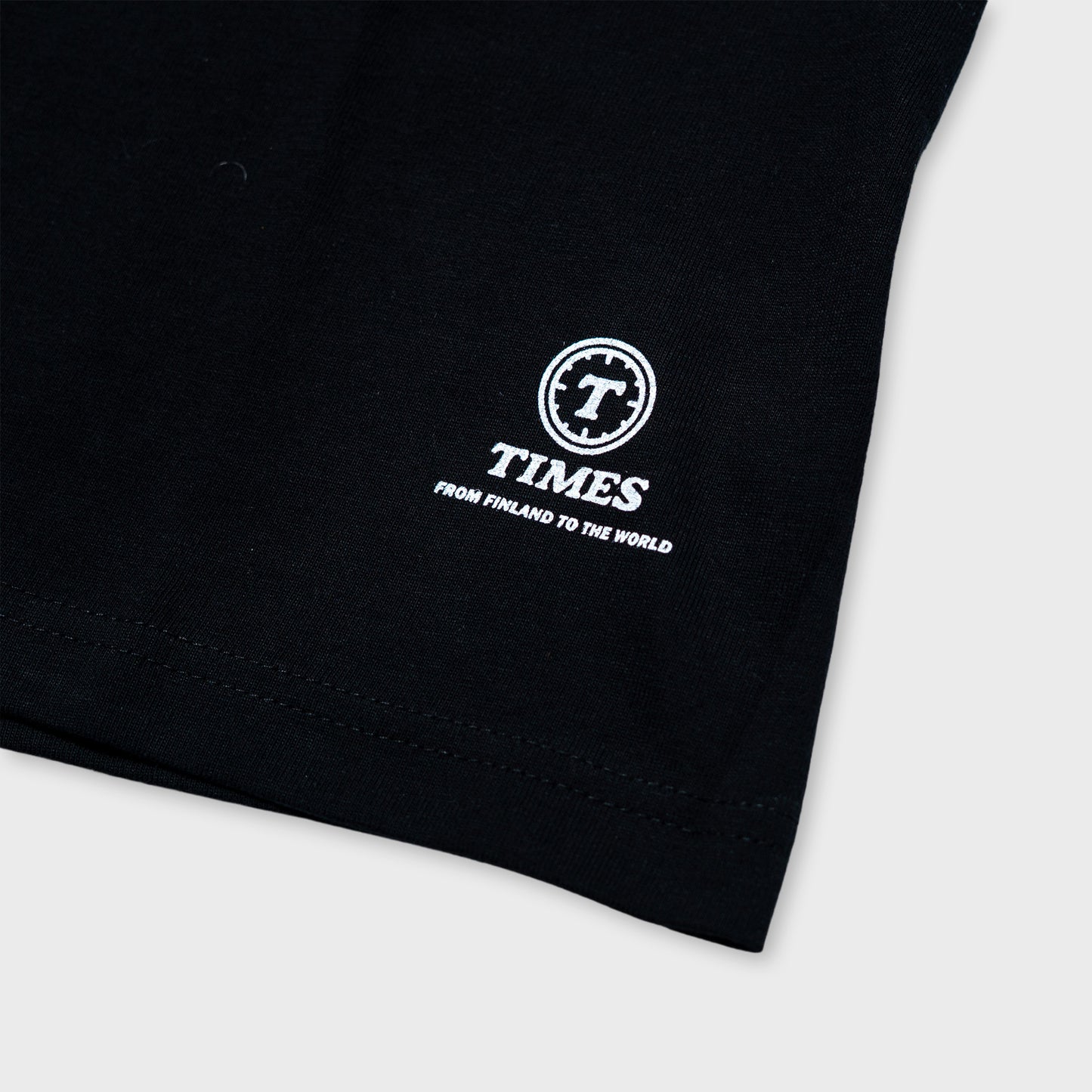 Times Logo Outlines T-Shirt Black