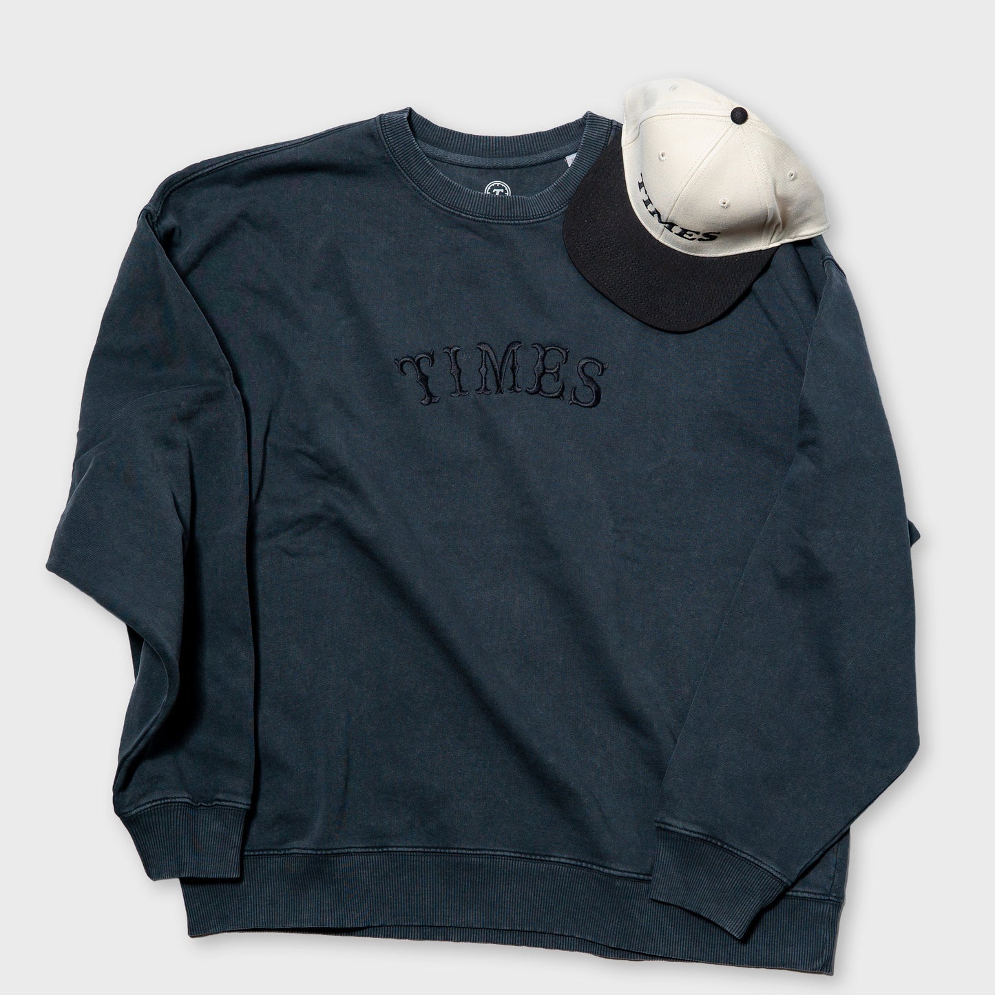 Times Dyed Vato Crewneck Dyed Black