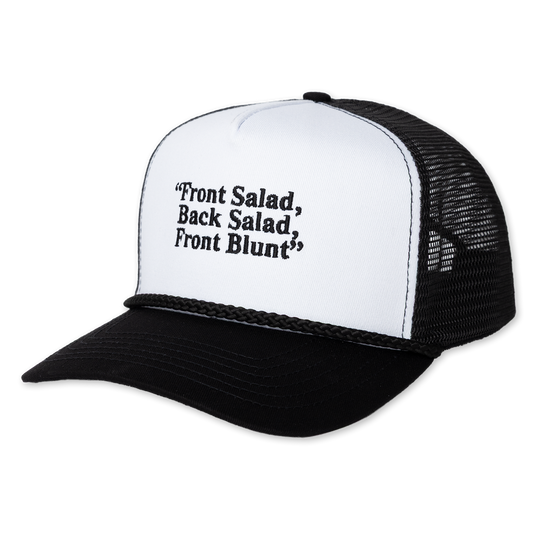 Jenkem Front Blunt Trucker Hat Black
