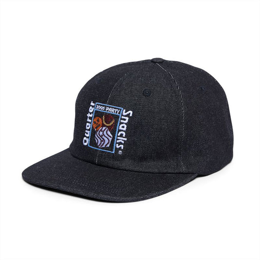 Quartersnacks Party Cap Denim Black