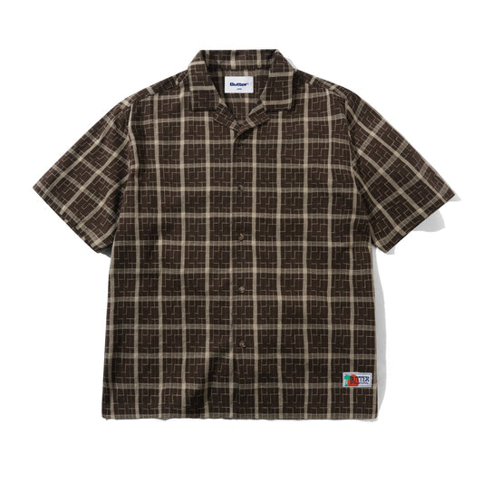 Butter Vacation S/S Shirt, Brown