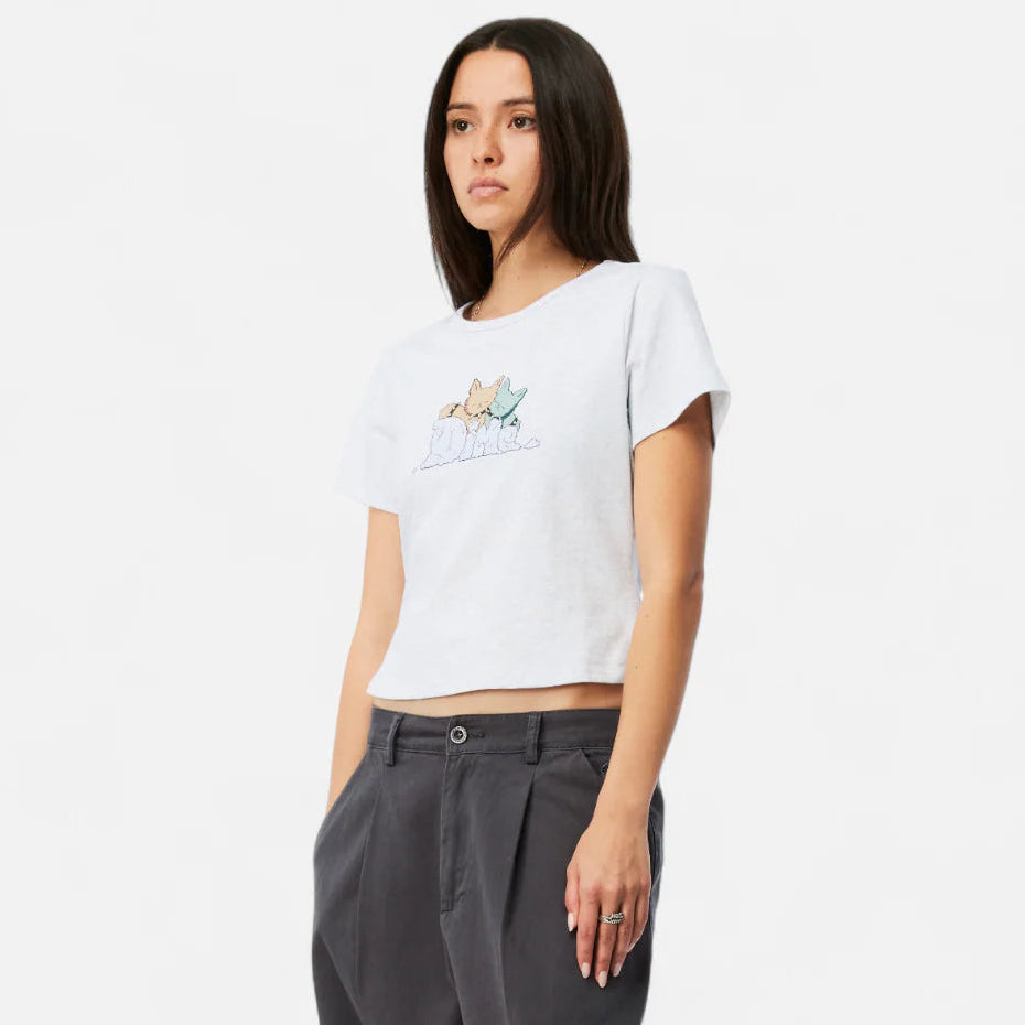 Dime Fluff T-Shirt Ash