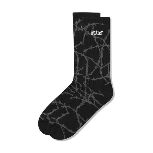 Butter Wired Socks, Charcoal