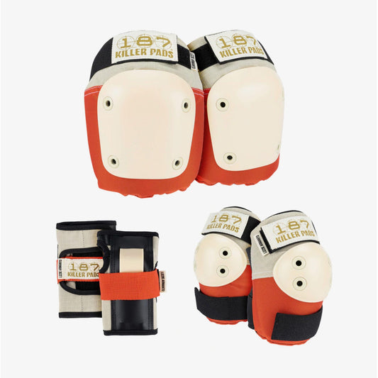 187 Killer Pads Jr. Six Pack Set Lizzie Orange