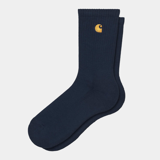 Carhartt WIP Chase Socks Dark Navy / Gold