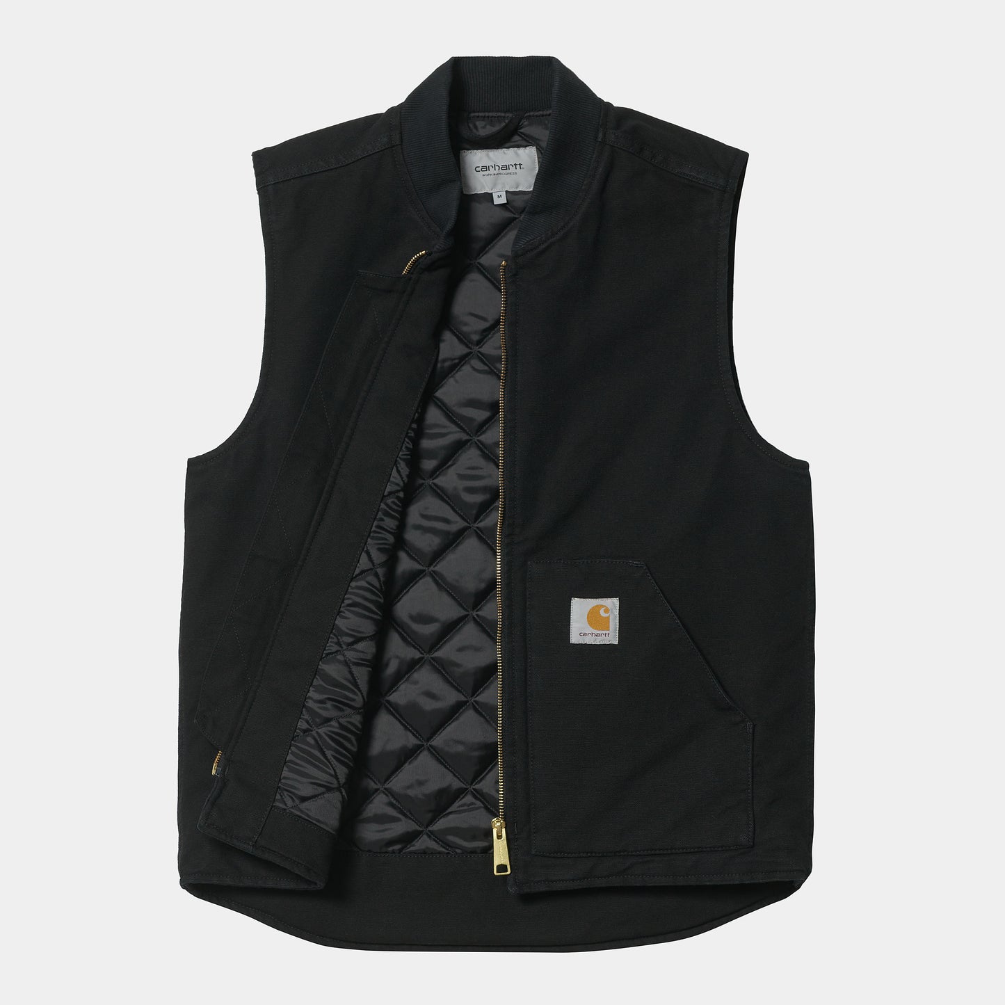 Carhartt WIP Classic Vest Black (rinsed)