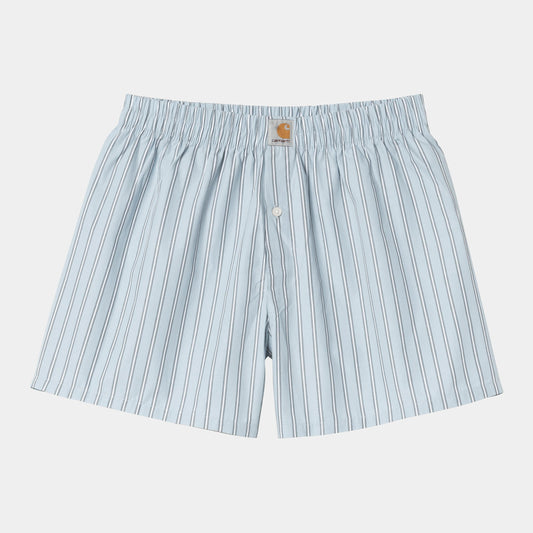 Carhartt WIP Cotton Boxer Grimsby Stripe, Blue Fog