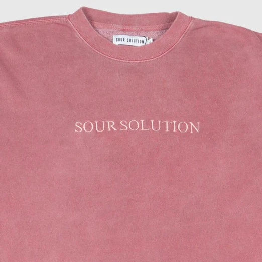 Sour Solution Vintage Crew Dusty Pink