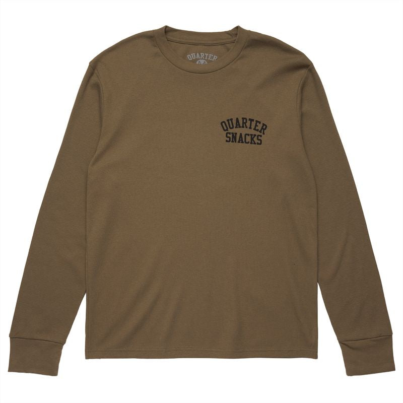 Printed Thermal Longsleeve Tee Olive