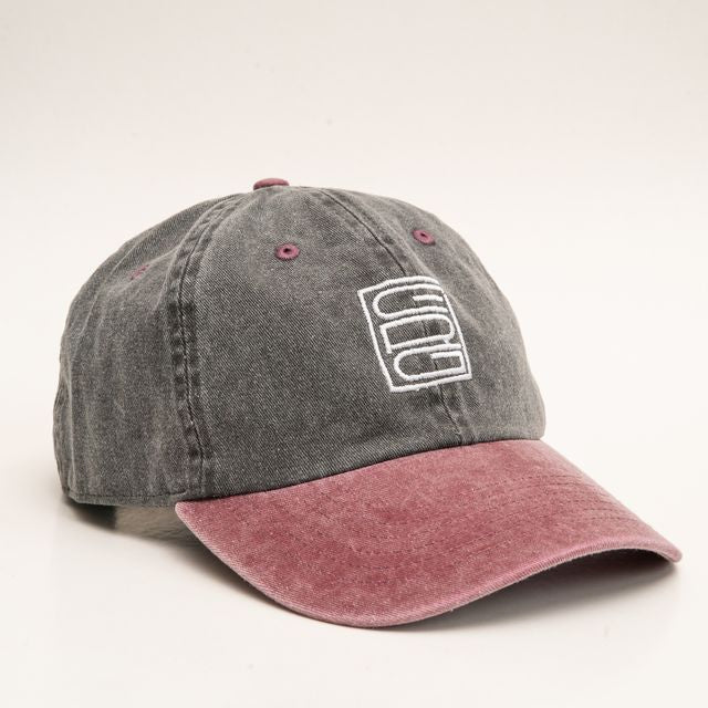 ERG Timer Cap Washed  Two Tone Black / Plum
