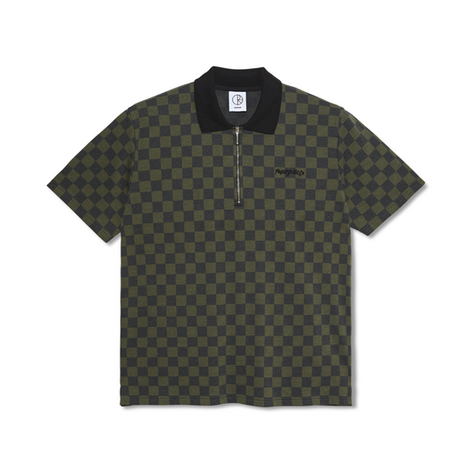 Polar Jacques Checkered Polo Shirt Black/Green