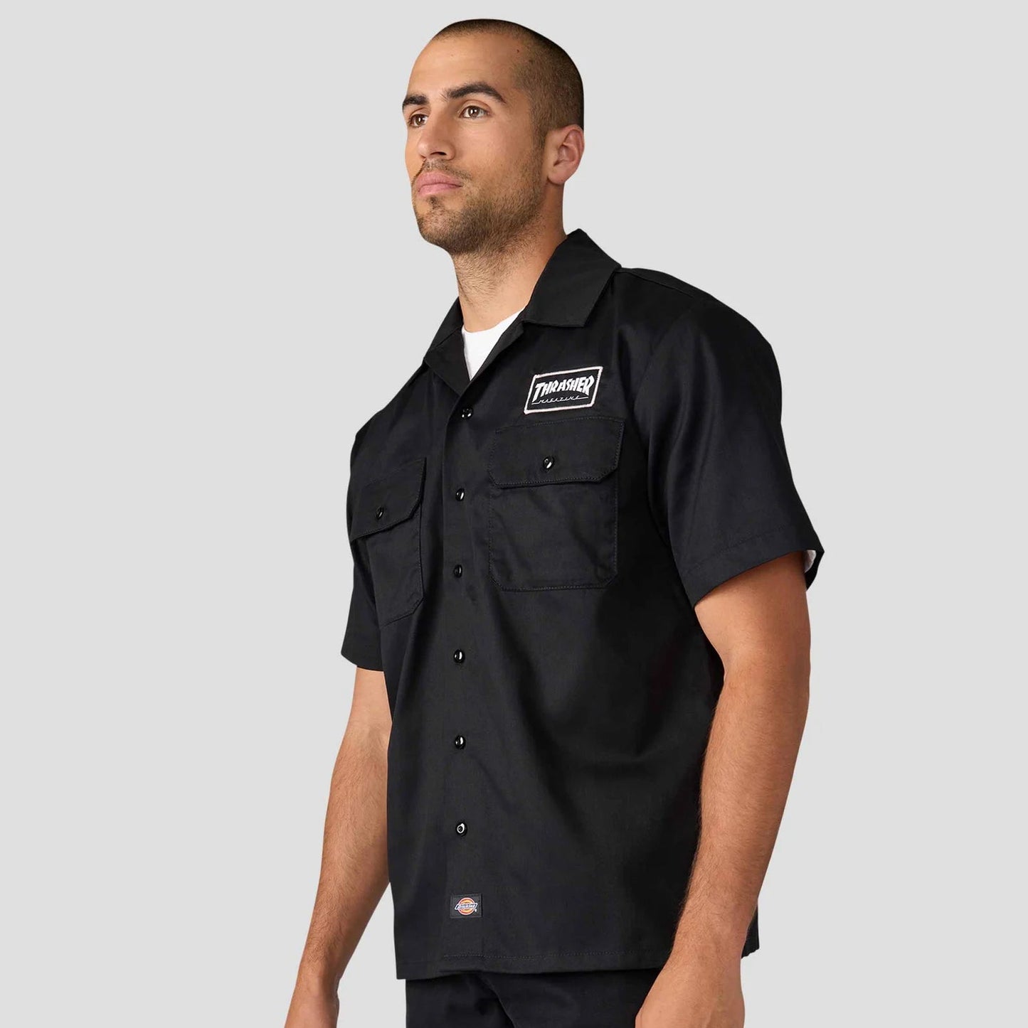 Dickies X Thrasher Work Shirt Black