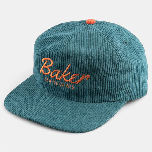 Baker Dolphin Green Cord Snapback