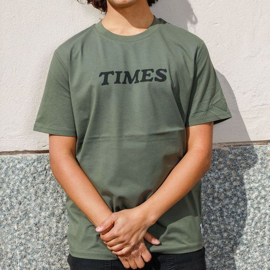 Times Classic Logo T-Shirt Army