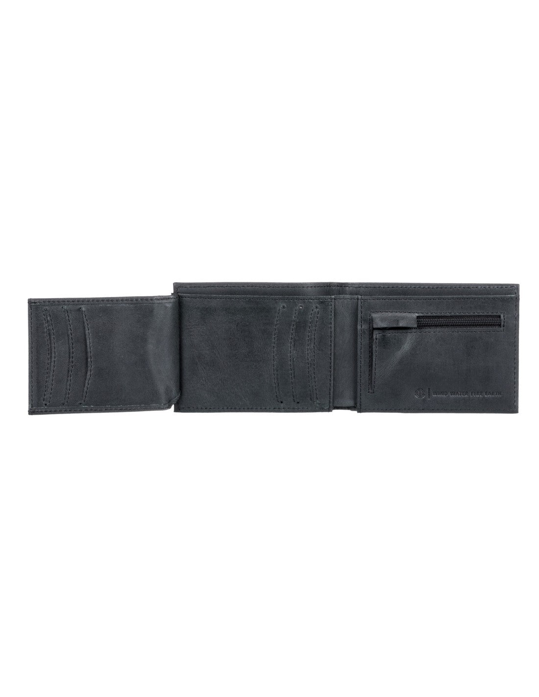 Element Segur Black Leather Wallet