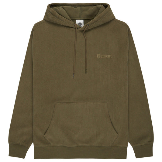 Element Serif Corduroy Hoodie Kalamata