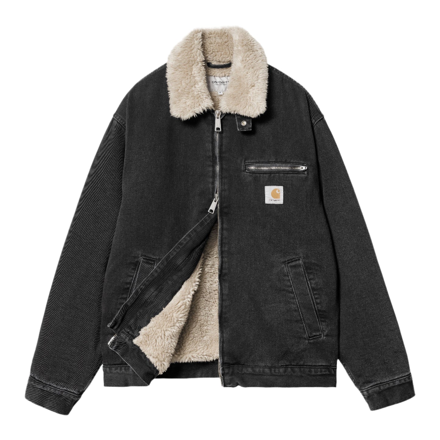 Carhartt WIP Herald Jacket Black/Wall Stone Washed