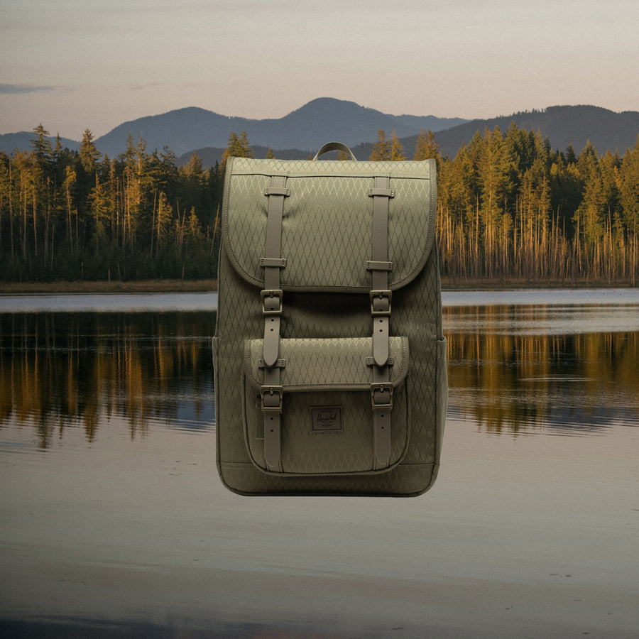 Herschel Supply Co. Little America Backpack Mid 21L Ivy Green Diamond