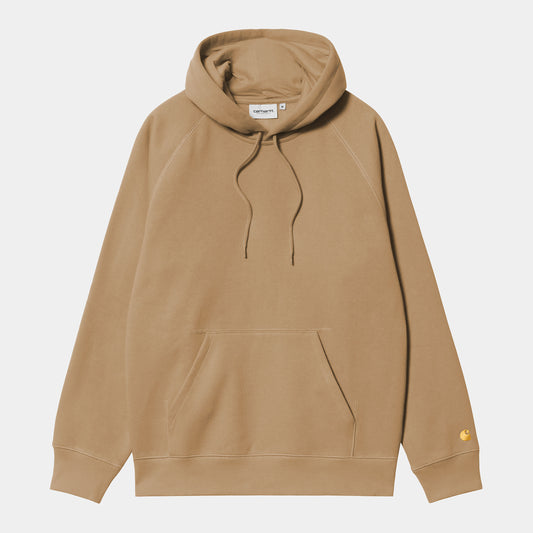 Carhartt WIP Hooded Chase Sweatshirt Peanut/Gold