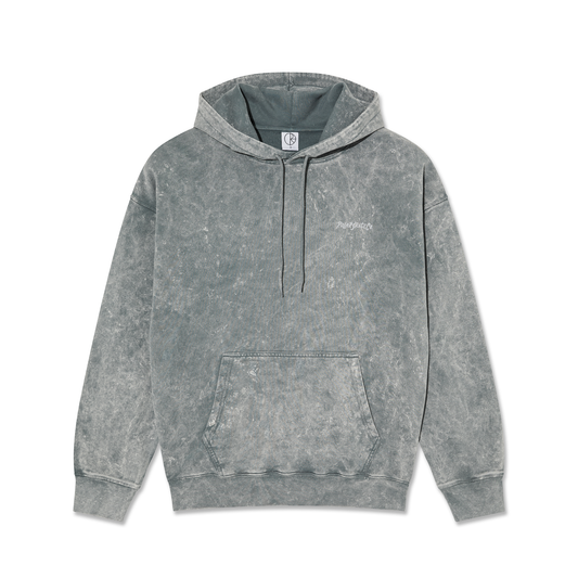 Polar Acid Frank Hoodie Surf Logo Grey