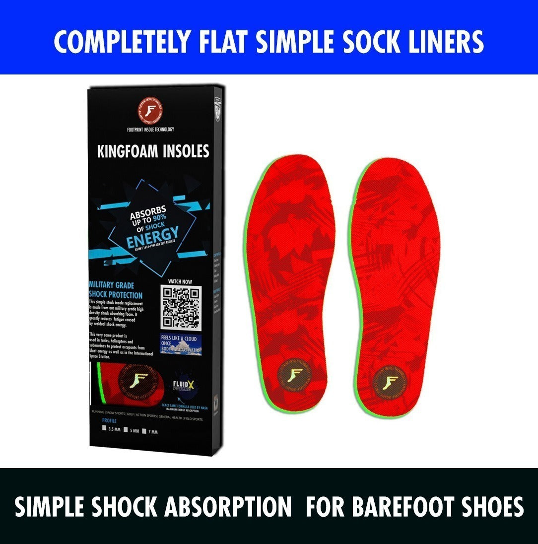 FP Insoles King Foam Flat 5mm Red Camo