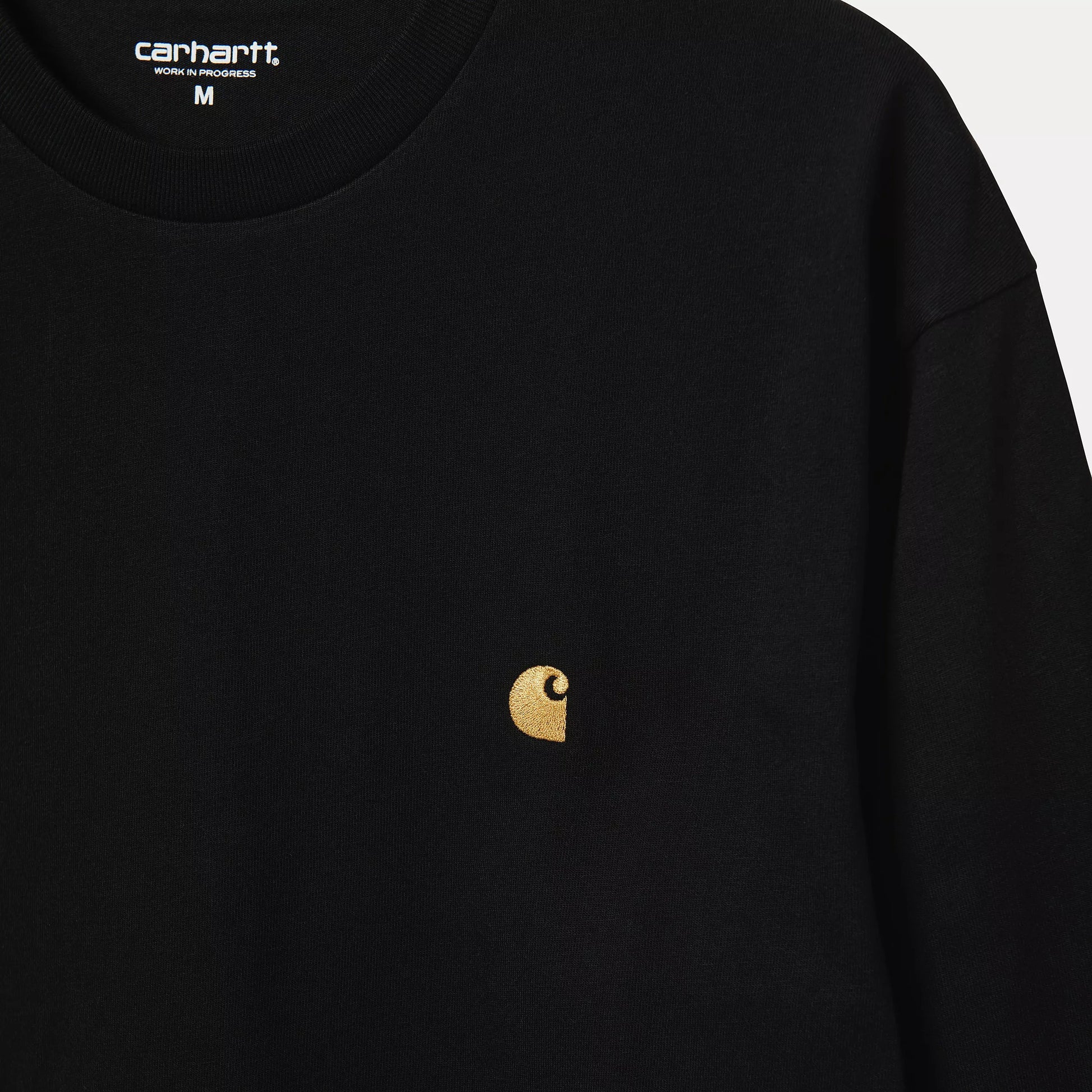 Carhartt WIP L/S Chase T-Shirt Black/Gold – Mañana Skate Shop