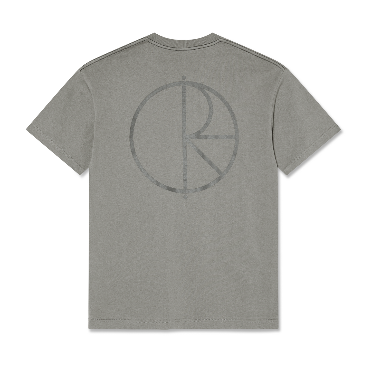 Polar Contrast Stroke Logo T-Shirt Grey
