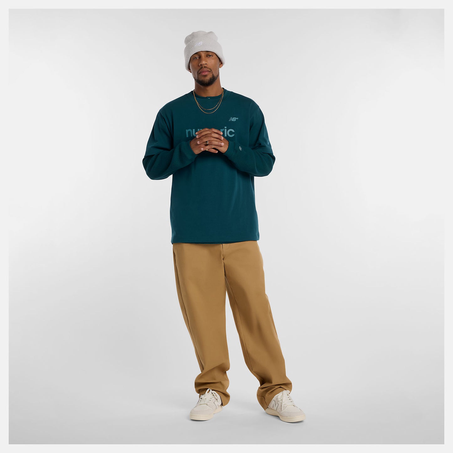 New Balance Numeric Cotton T-Shirt Medusa Green