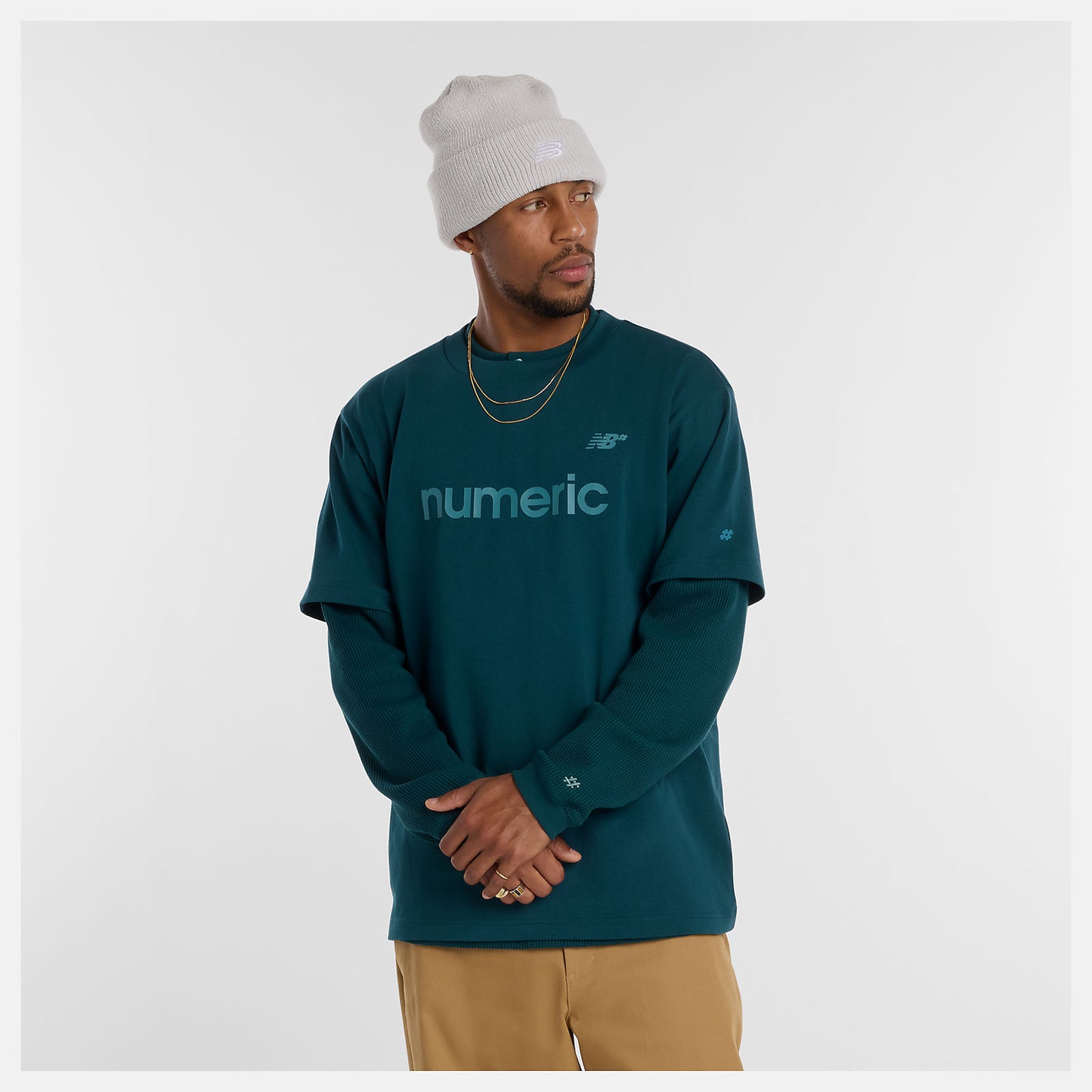 New Balance Numeric Cotton T-Shirt Medusa Green
