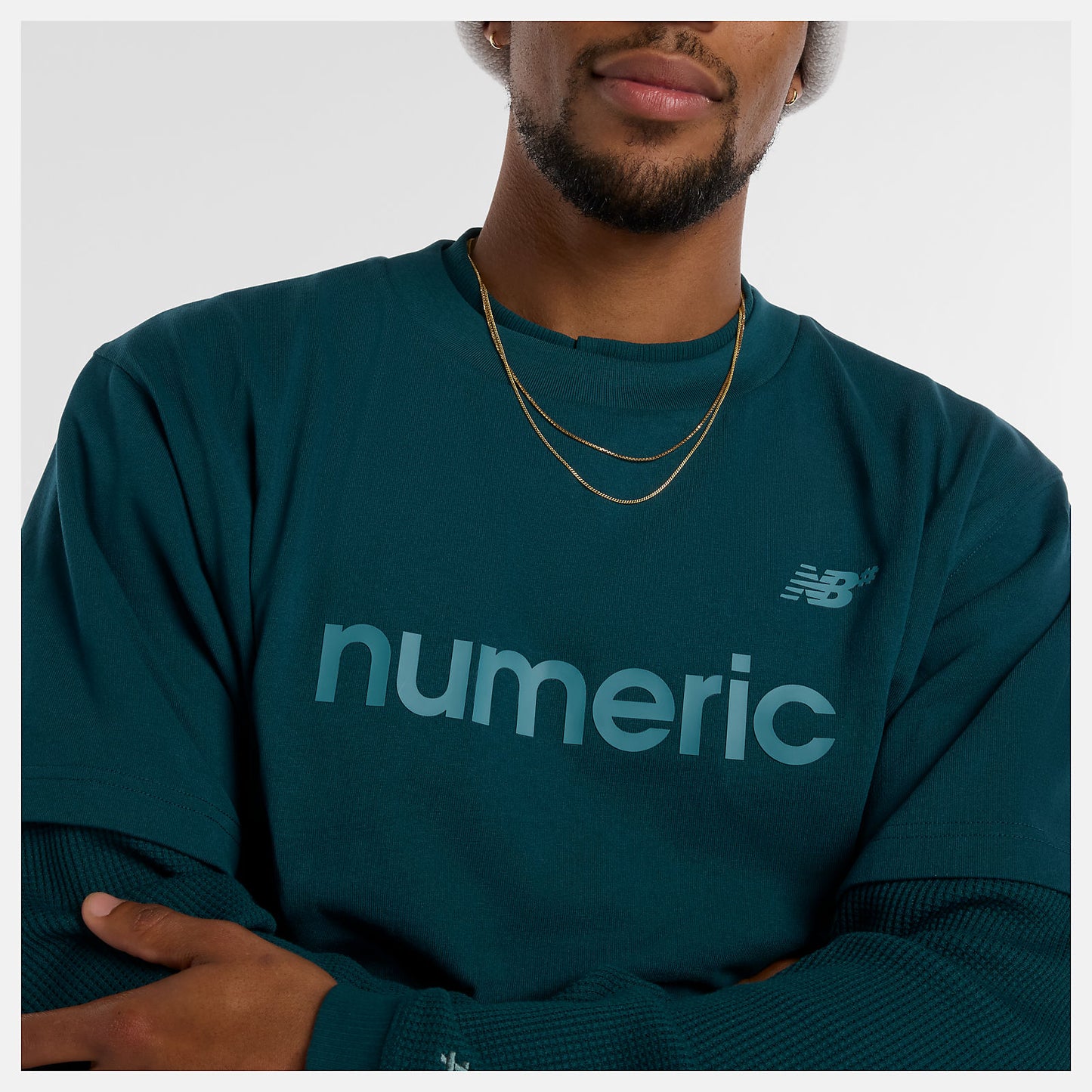 New Balance Numeric Cotton T-Shirt Medusa Green