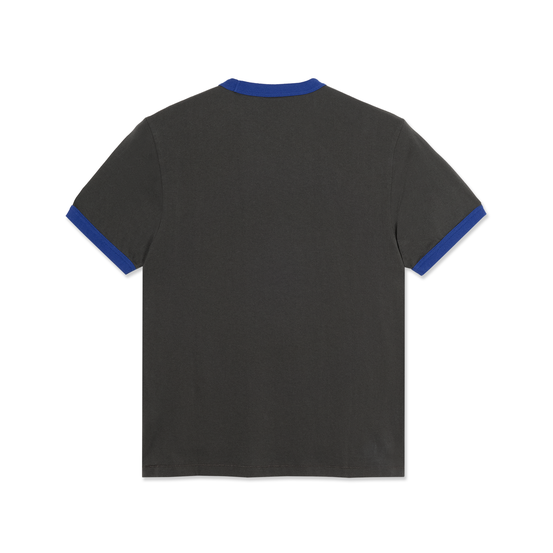 Polar Ringer T-Shirt Dirty Black/Eqyptian Blue