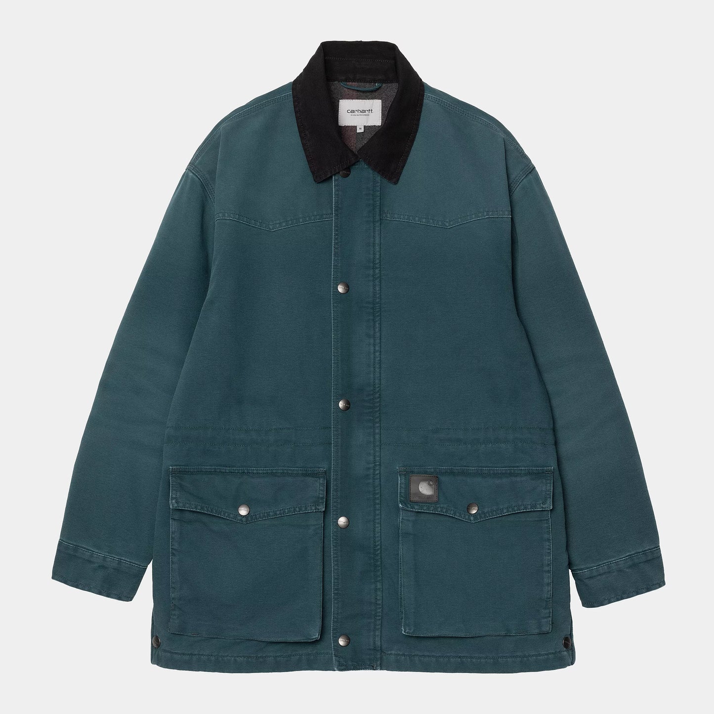 Carhartt WIP OG Santa Fe Coat Deep Lagoon/Black stone