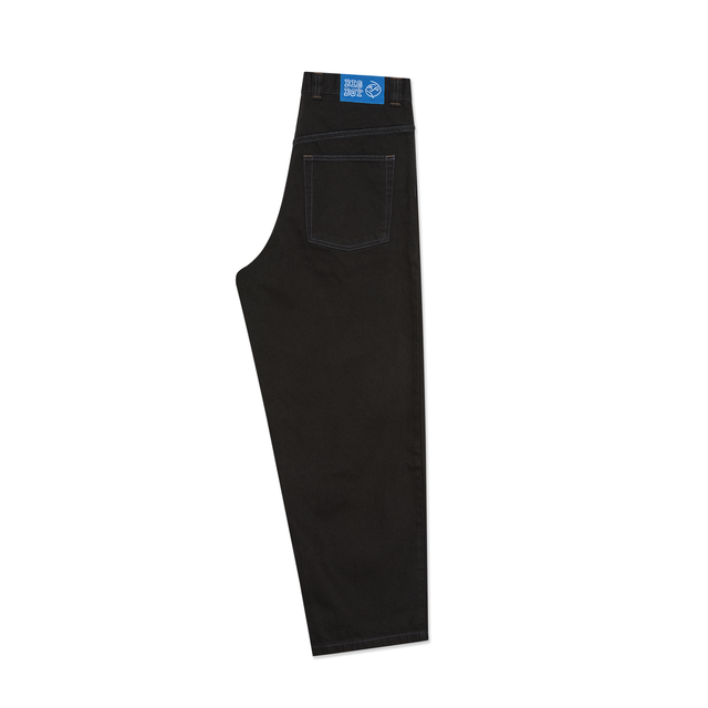 Polar Big Boy Pants Black / Blue Stitching