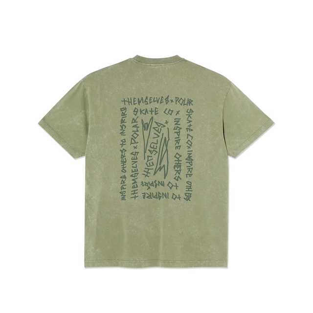 Polar Acid Tee Army Green